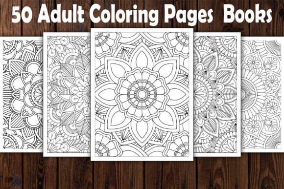 Download 50 Adult Coloring Pages Books - Book Collection
