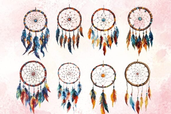 Download Watercolor Dream Catcher Clipart - Dream catcher clipart Collection