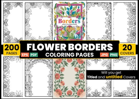 Download Borders Adult Coloring Book - Book Collection