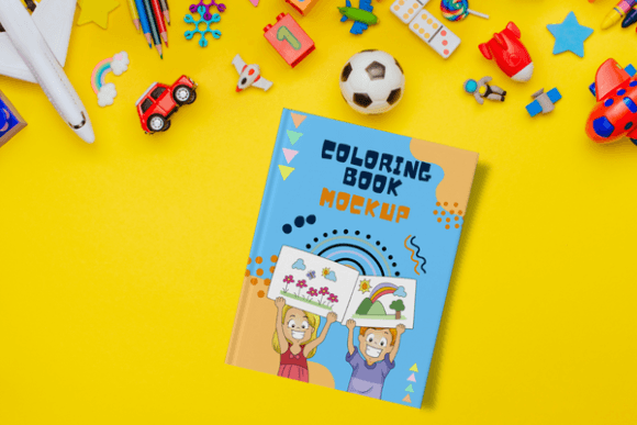 Download Kids Activity Book Mockup | Kdp Mockup - Book Collection