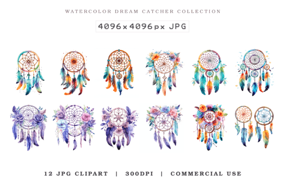 Download Watercolor Dream Catcher Clipart - Dream catcher clipart Collection