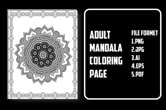 Download Adult Mandala Coloring Page - Adult mandala Collection