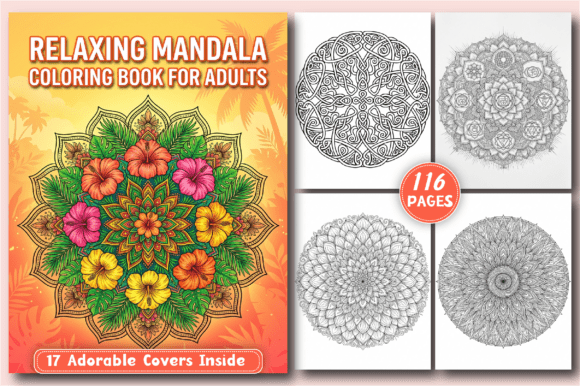 Download Relaxing Mandala Coloring Book for Adult - Book Collection