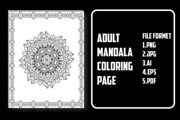 Download Adult Mandala Coloring Page - Adult mandala Collection