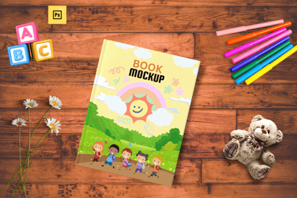 Download Book Mockup | Coloring Book Mockup - Book Collection