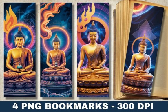 Download Zen Buddha Spiritual Art Bookmark Design - Book Collection