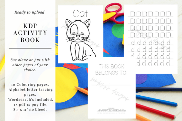 Download KDP Activity Book Featuring Farm Animals - Book Collection