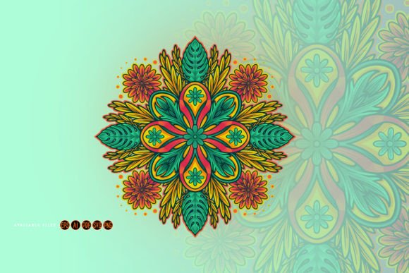 Download Ornate Mandala Geometry with Floral - Geometry Collection