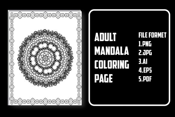 Download Adult Mandala Coloring Page - Adult mandala Collection