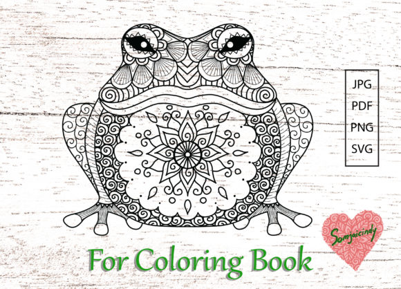 Download Frog for Adult Coloring Book - Book Collection