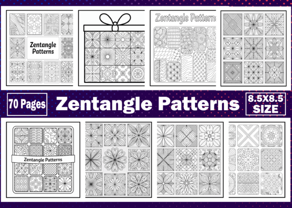 Download Zentangle Patterns Adults Coloring Book - Book Collection
