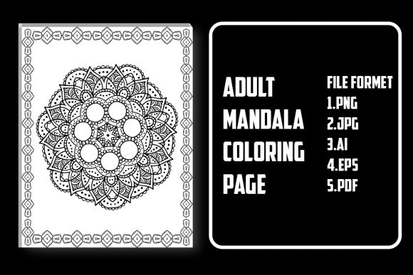 Download Adult Mandala Coloring Page - Adult mandala Collection