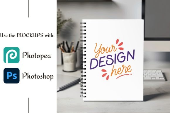 Download 6x8 Inches Spiral Bound Notebook Mockup - Book Collection