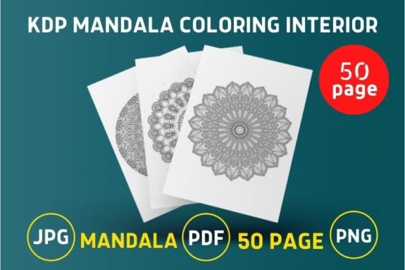 Download Mandala Coloring Book Interior KDP - Book Collection