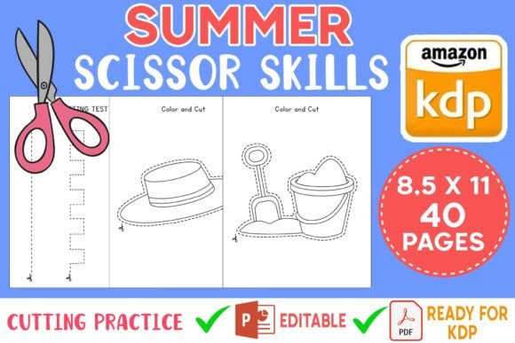 Download Summer Scissor Skills Kdp Activity Book - Book Collection