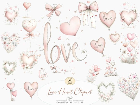 Download Love Heart Clipart - Love Collection