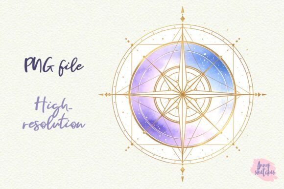 Download Masonic Compass Sacred Geometry Clipart - Geometry Collection