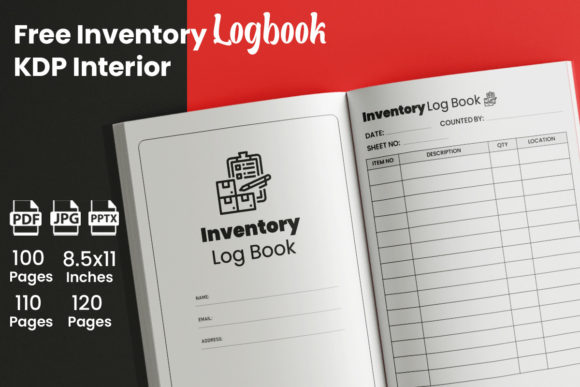 Download Free Inventory Logbook - KDP Interior - Book Collection