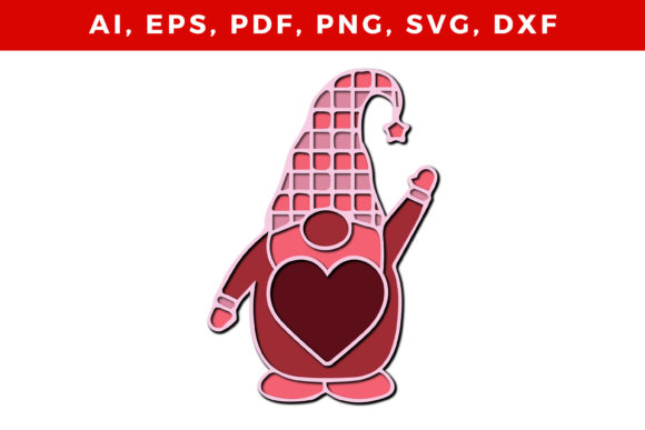 Download Layer Love with Gnome Svg Craft Cut File - Love Collection
