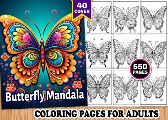 Download Adults Butterfly Mandala Coloring Book - Book Collection