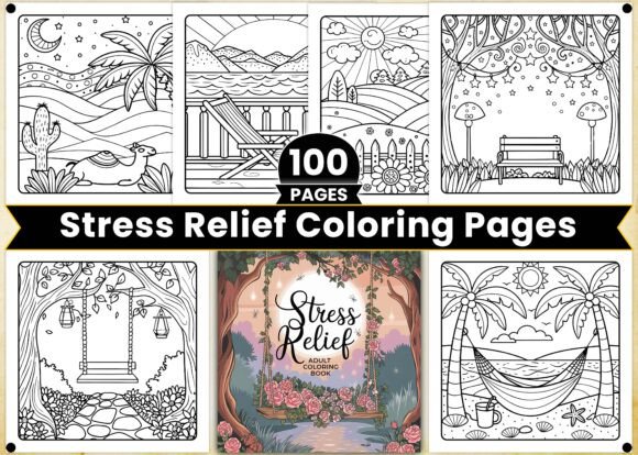 Download Stress Relief Adult Coloring Book Pages - Book Collection